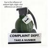 3D-печатная настольная табличка Отдел жалоб Пластиковая ornament из PLA Офисный юмор Декор Подарок