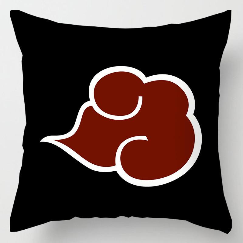 Роскошная аниме наволочка Наруто с мультяшным логотипом для стильного домашнего декора