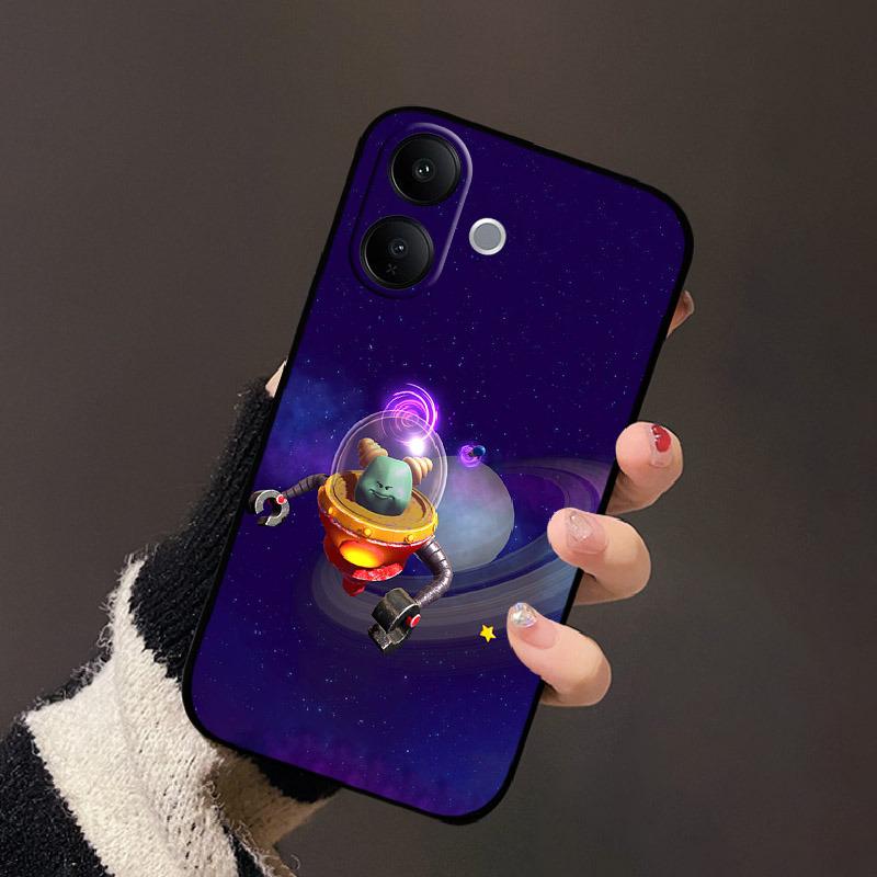 Чехол для Vivo V60 Lite V60Lite Милый Мультяшный Чехол-Астронавт Для VIVO V 60 Lite Ударопрочные Чехлы Мягкий ТПУ Силиконовый Корпус Телефона