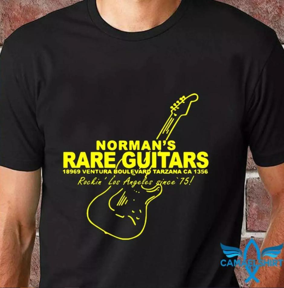 Norman #039;S Rare Guitars Since 1975 Tshirt size S5XL Unisex T-Shirt