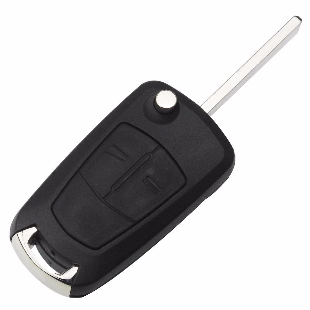 Jingyuqin Car Flip Remote Key Fob 2 кнопки ASK 434 МГц PCF7946 для Vauxhall Opel Astra H 2004 2005 2006 2007 2008 2009 Zafira B