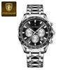 Мужские часы Business Gentleman Original Quartz Watch for Man Водонепроницаемые Светящиеся Дата Хронограф Мода Новые