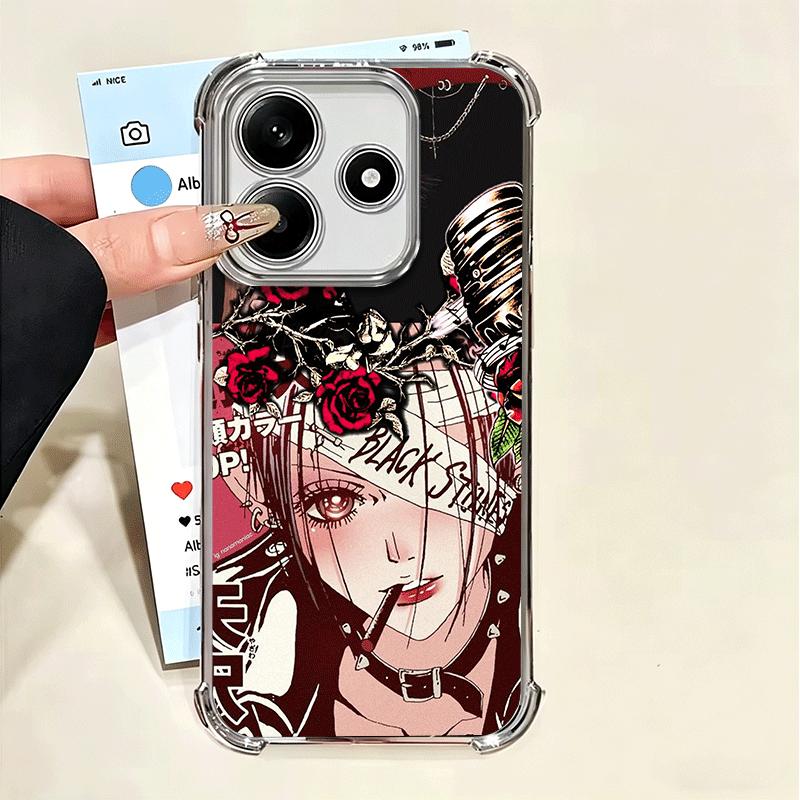 Мягкий чехол для телефона с аниме NaNa Osaki для Xiaomi Poco X7 X8 Pro Max X6 X5 X3 F8 Ultra F7 M8 M7 M5S Redmi 15C 15A 15 14C 13C 12C 13 12