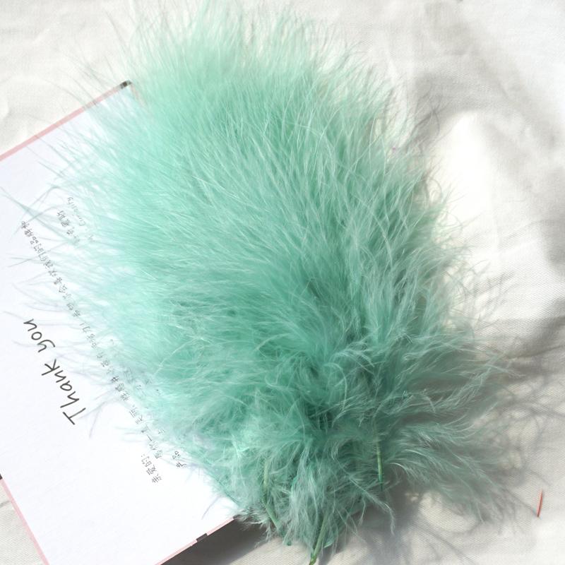 50Pcs Fluffy Turkey Marabou Feather 10-15Cm Turkey Feathers Decoration Accessories For Jewelry Clothes Wedding Plumes DIY Crafts