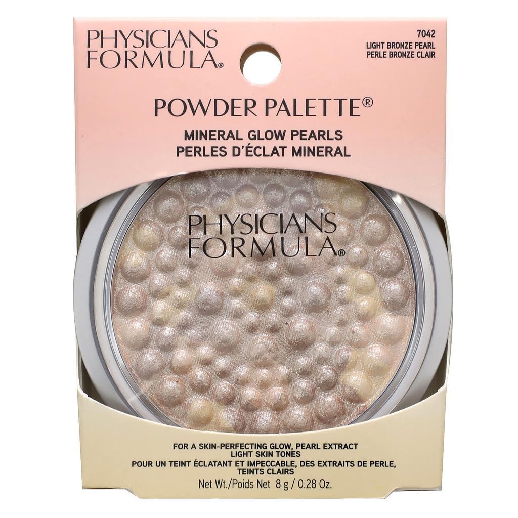Physicians Formula, Палитра пудры, Mineral Glow Pearl, 7042 Light Bronze Pearl, 8 г (0,28 унции)