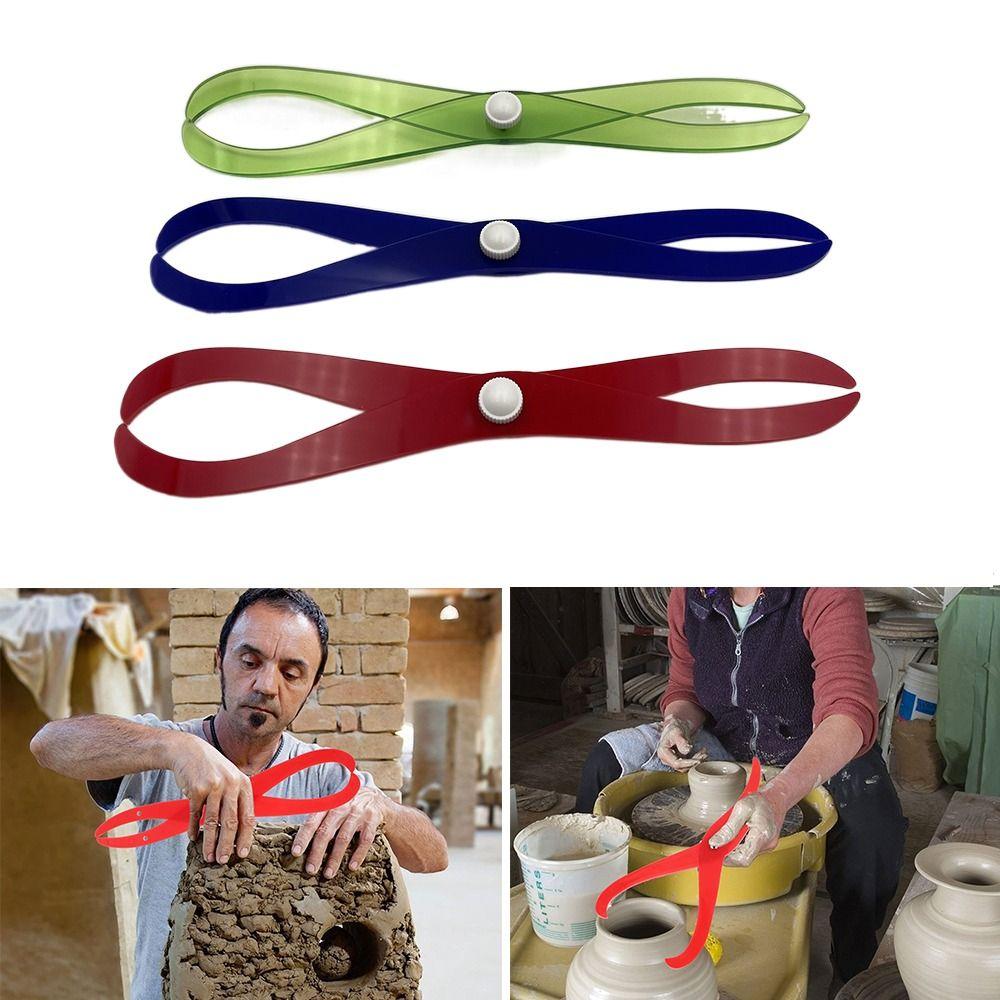 Measure Diameter Plastic Clay Measuring Pottery Tool Clay Sculpture Ceramic Measuring Tool