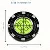 Golf Putt Ball Marker High Precision Round Golf Putt Green Reader Golfing Putting Aid Golf Slope Putting Reader 1PC
