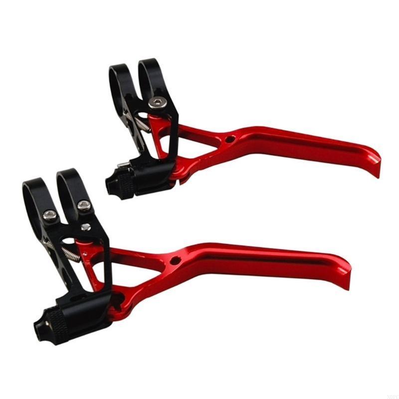 N0PC 1 Pair MTB Handle Hand V Break Lever Set Lightweight Aluminium Alloy Folding Road Bike Brake Levers