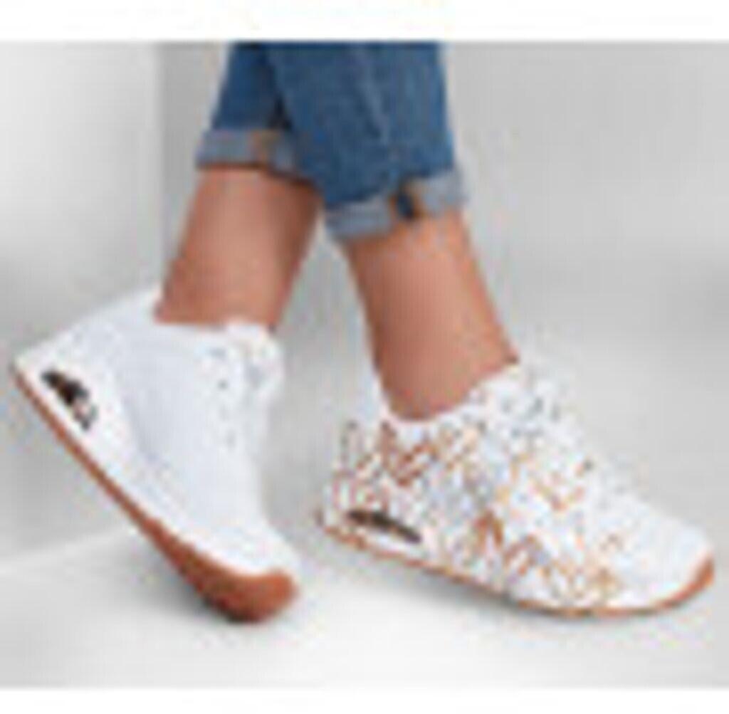Кроссовки Skechers Uno James Goldcrown Metallic Love white