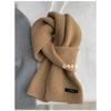 High Quality Grey 100% Pure Wool Selected Australian Solid Scarf Women Men Knitted Warm Wool Muffler Female Male Winter Fall