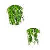 Hanging Persian Fern Leaves Plastic Fake Vine Grass Home Garden Room Decor  Wedding Party Wall
