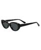 Zoff Oval Sunglasses by UV (Black, ZA251G38_14E1) GDC. Protection, Stylish, Unisex. [5519-145]