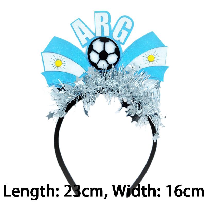 2026 Football Cheer Headband, National Flag Team Support Headwear, Cheerleader Hair Accessories, Game Celebration Decorations