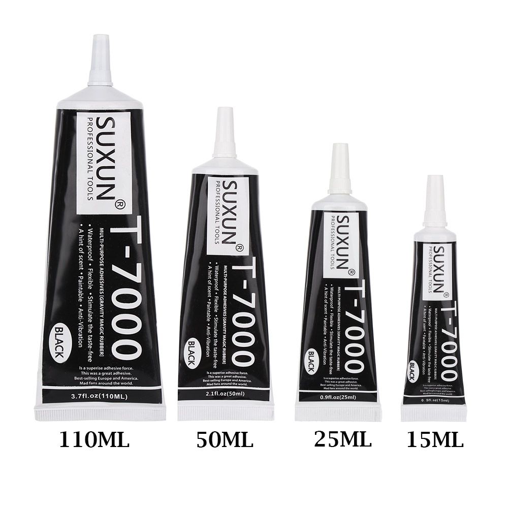 Multifunction Black Liquid Quick Fix Practical Epoxy Resin Adhesives Repair Tools T-7000 Glue