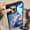 Konosuba Аква Матовая Поверхность Чехол для Мобильного Телефона Magsafe для iPhone 17 16 15 14 13 12 11 Air Pro Max Plus Цветной Чехол