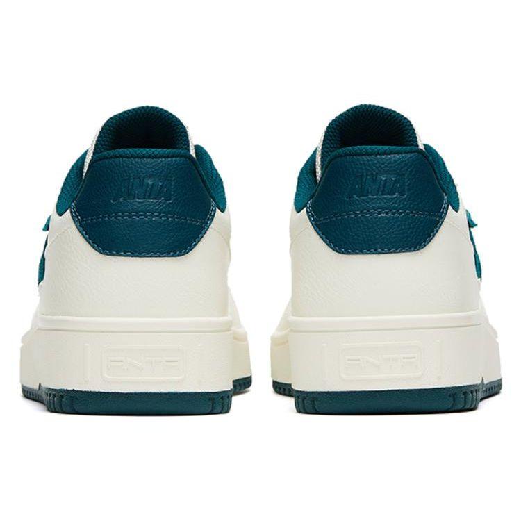 Anta Кроссовки Life Series Zero Feel Slip, устойчивые к скольжению, амортизирующие, прочные, низкие, мужские, кроссовки, зеленые, белые 912318060-3