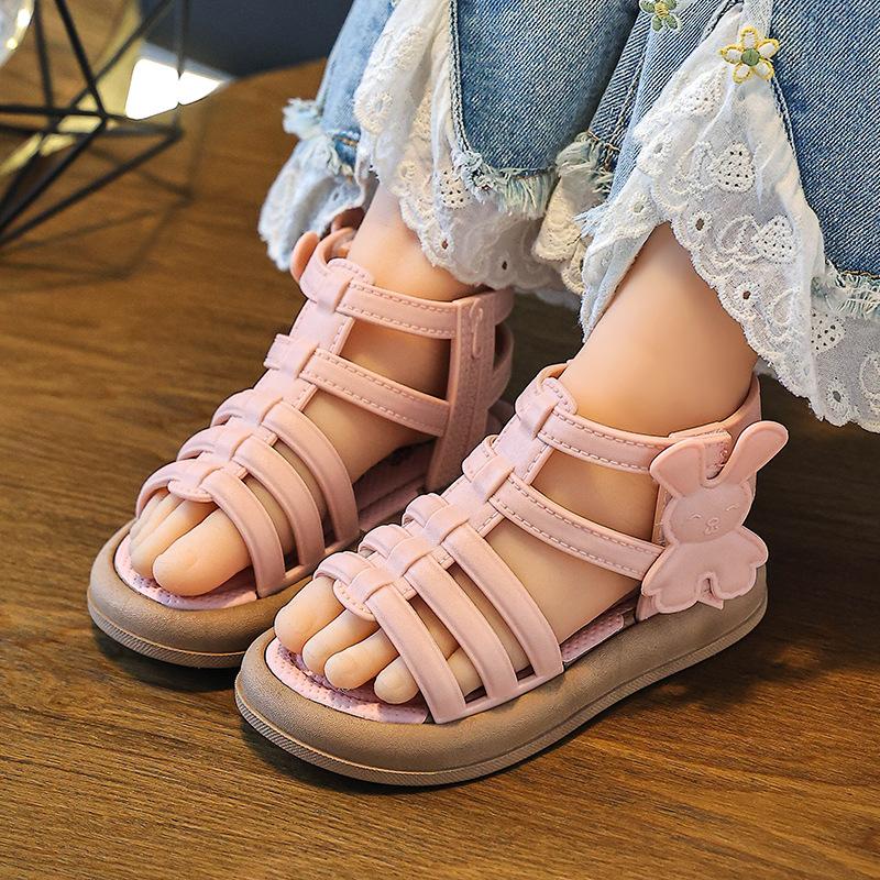 Girls' Roman Sandals 2025 New High-top Princess Shoes for Girls and Children