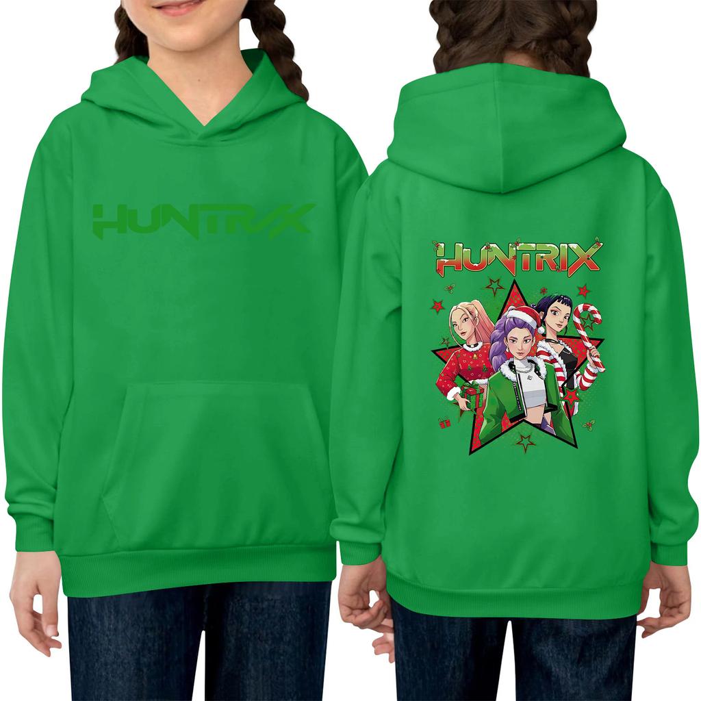 Children's Long-sleeved Loose Pullover Letter-printed Hooded Sweatshirt