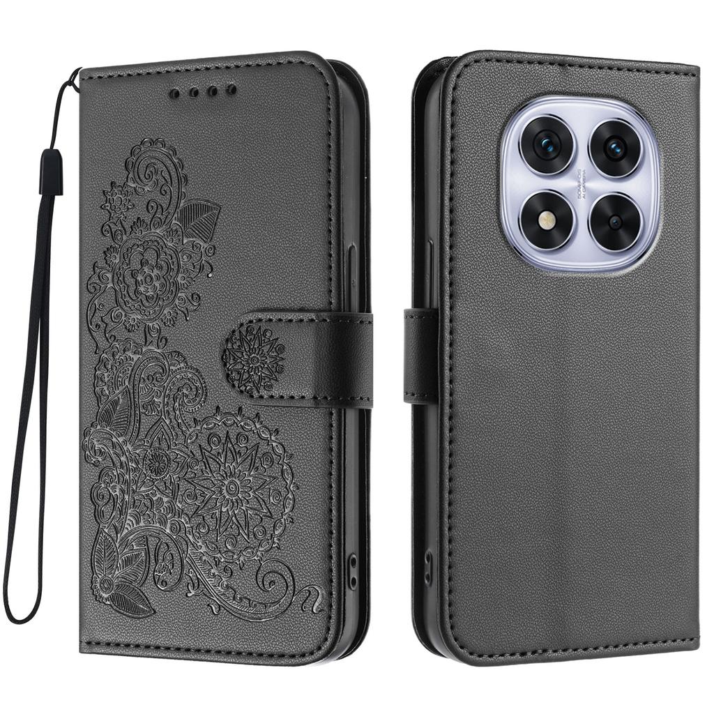 Для Xiaomi Redmi Note 14 Pro 4G чехлы для телефонов Mandala Flower кожаный кошелек мобильный чехол с ремешком