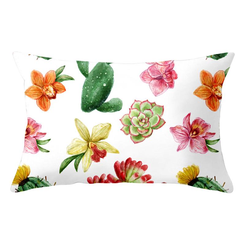 30x50 см тропическое зеленое растение наволочка кактус наволочка современный диван гостиная автомобильная подушка домашний декор наволочка