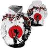 Толстовка с капюшоном Dragon Ball Man Casual Street Wear 3D Print Cosplay Anime Son Goku & Vegeta sweatover