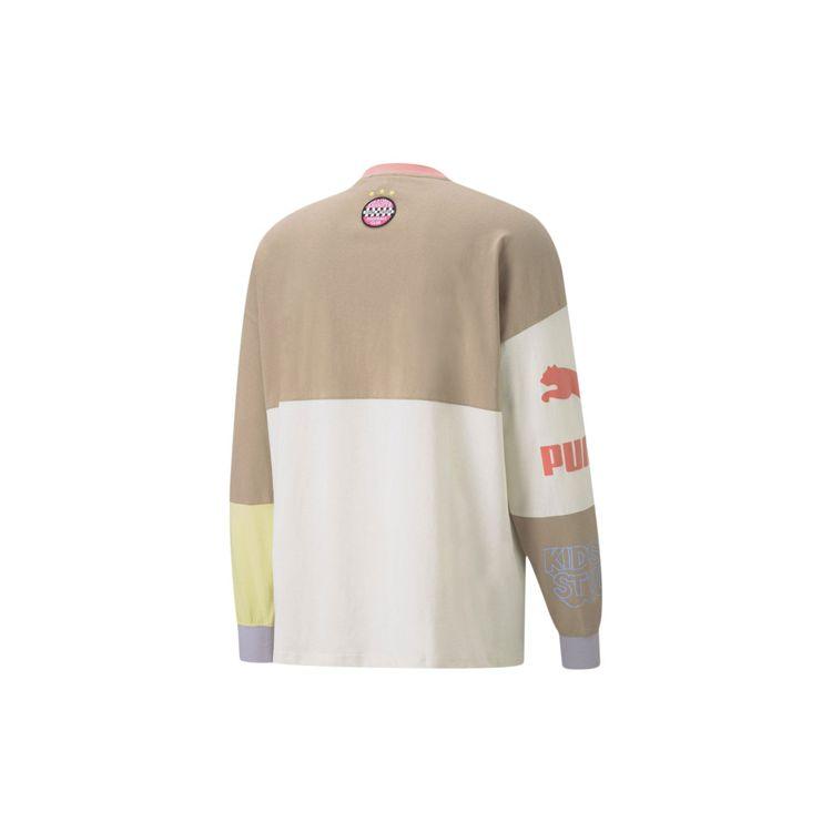 Puma X KS Long Sleeve T-Shirt Men Tops Beige 598464-55