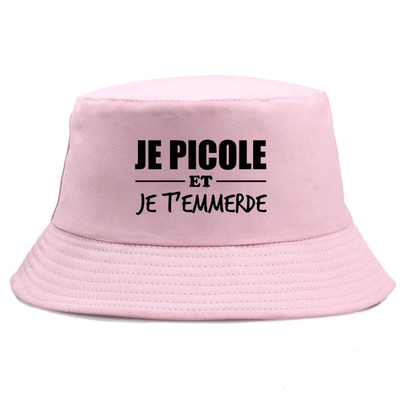 Funny French Quote Bucket Hat Cest Pas Moi Quexplique Mal Print Sun Cap Cotton FisherUnisex Hats Unisex Women Bob Chapeau Gorros