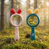 Cartoon Design Magnifying Glass Mini Pocket Size Optical Lenses Reading Glass  Elementary School