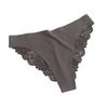 Lace Thongs for Women Sexy G-String Underwear Seamless T Back Low Waist Panties Ice Silk Comfy Briefs