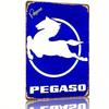Винтажная жестяная табличка Pegaso Truck Spanish Horse, настенное искусство, деревенский декор для гаража