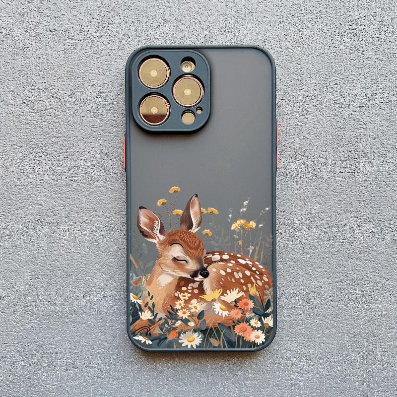 Рождественский Чехол для Телефона Санта Олень Для IPhone 14 15 16 Pro Max Plus 17 Pro Max 12 13 Mini 11 Pro Max Ударопрочный Задний Чехол Fundas