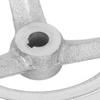 Round Shape Cast Iron Handwheel Cast Iron Material Hand Wheel with Handle  For Lathe