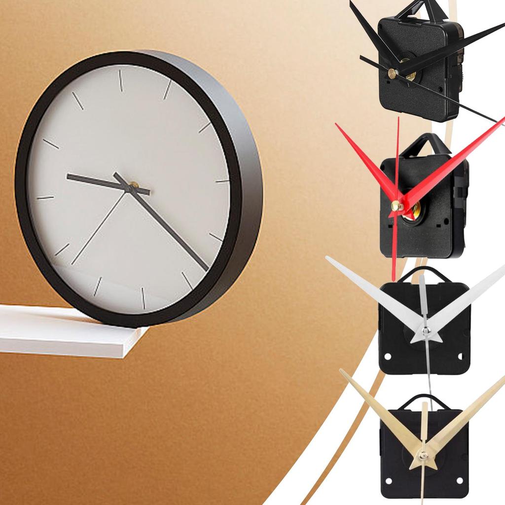 Часовой механизм Бесшумный механизм Машина Настенные стрелки Набор стрелок Часовой механизм Настольный Подвесной DIY Части для ремонта часов