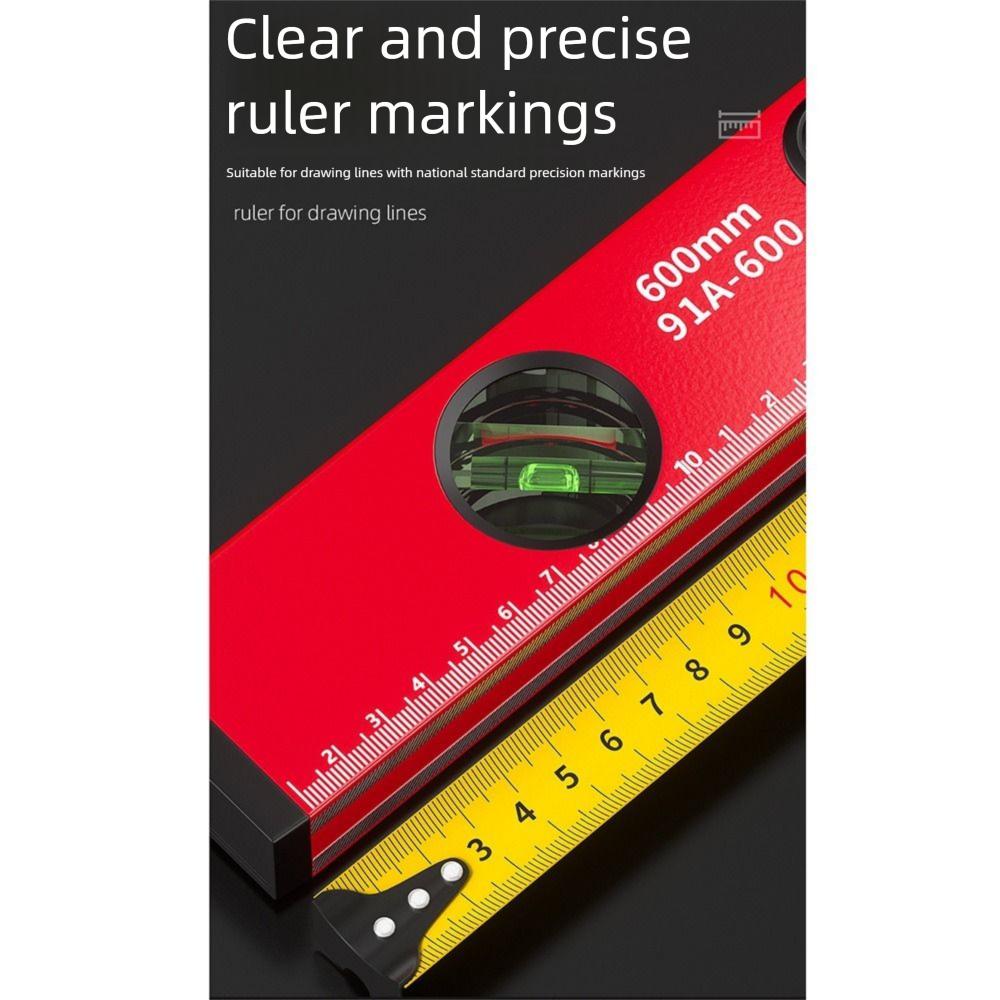 LED Display Digital Protractor 0-90° Range Electronic Inclinometer Horizontal Vertical Testing