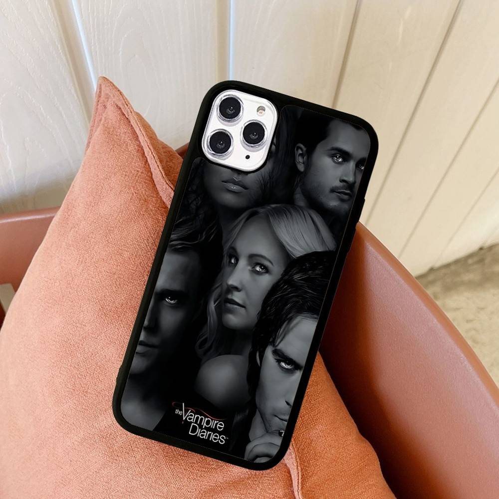T-V-Дневники вампира Чехол для телефона iPhone 17 16 15 14 13 Pro 12 11 Pro Max Жесткий PC+TPU Задняя крышка
