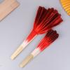 10-50Cm Length Adult Imitation Silk Dance Fan Double Sided Gradient Red Color Dancer Practice Dance Props Chinese Folk Dance Fan