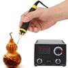 Digital Pyrography Machine Adjustable Temperature Heating Solder Wooden Craft Tool with HolderAU