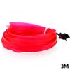 Универсальная автомобильная светодиодная лента с питанием от USB, 3 м, креативная неоновая проволока, гибкая, для самостоятельного оформления атмосферы автомобиля