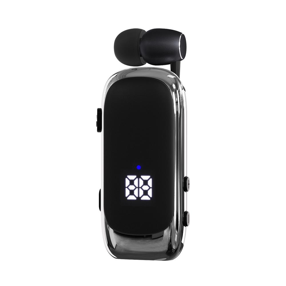 Беспроводная гарнитура K88 Lavalier Business Bluetooth 5.4 для звонков/музыки, 20-часовое напоминание с вибрацией и микрофоном, шумоподавление, наушники