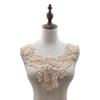 1PC Craft Diy Sewing Fabric Patches 3D Hollow Lace Trim Embroidery Collar Wedding Dress EMA