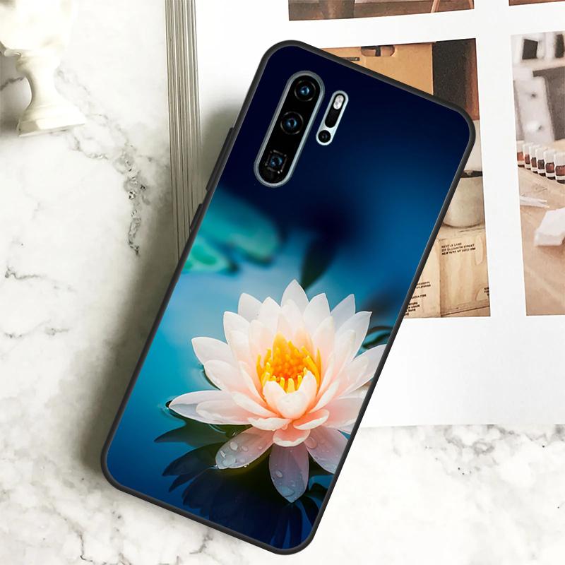 Лотос Лето Для Huawei Nova Y70 Y72 Y73 Y60 Y90 Y61 Y91 7i 8i 11i 12i 12s 9 10 SE P20 P30 P40 Lite Чехол