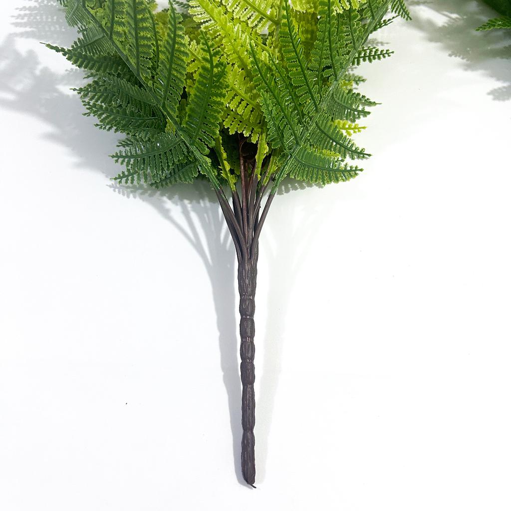 Artificial Plant Feel Soft Glue Giant Fern Leaves Persian Fern Plant Wall Fake Flower Green Plant Decoration