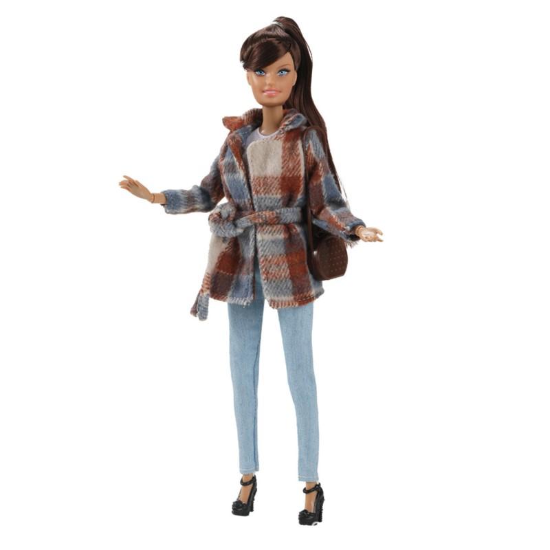 30 см Кукла для макияжа Игрушка Европейский стиль 1/6 Шарнирная подвижная кукла Игрушка с одеждой Дизайнерский смысл Куртка Платье для девочек Игрушка для переодевания Подарок на день рождения