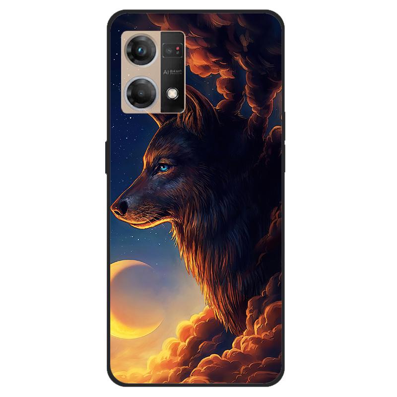 Чехол для Oppo Reno7 4G CPH2363 Ударопрочный Мягкий силикон ТПУ Задняя крышка Для Oppo F21 Pro F21Pro Чехлы для телефонов для Reno 7 4G Милый