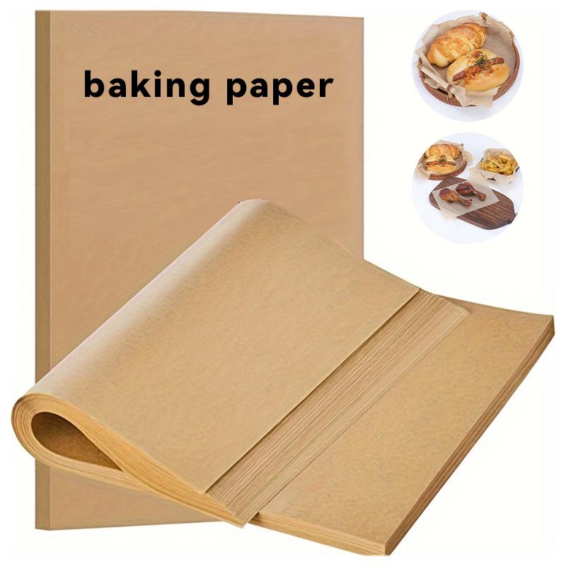 50/100/200PCS Parchment Paper Precut Baking Sheets , Oil-Resistant, High-Temperature Baking Paper for Cooking, Roasting, and Food Prep