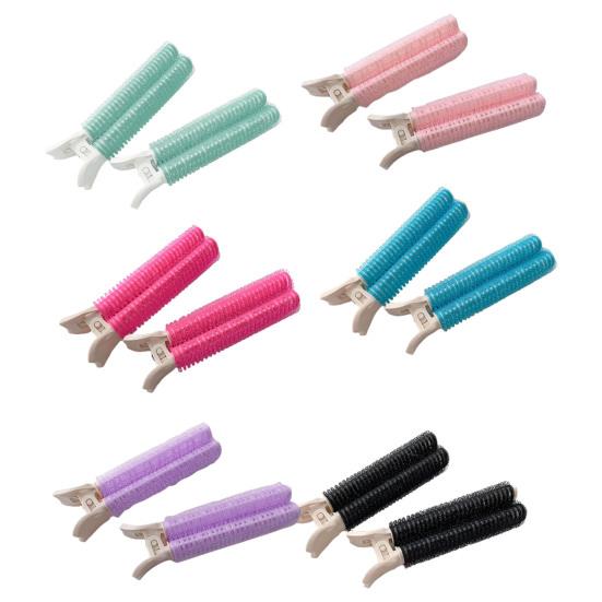 2 шт., хорошие, без нагревания, для увеличения объема волос, липкие, «сделай сам», пухлые неэлектрические бигуди, инструмент для укладки, зажимы для корней