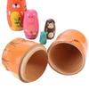 Animals Pattern Matryoshka Doll Toys Wooden Stacking Dolls Home Decor Nesting Dolls  Decor Crafts