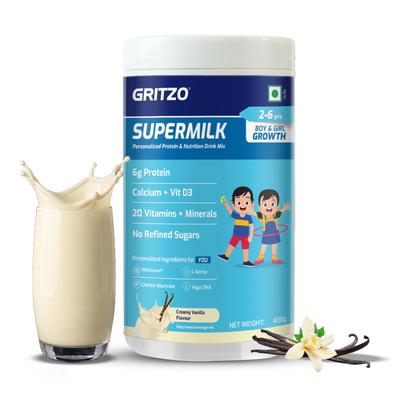 Рост Gritzo SuperMilk (2-6 лет Дети), Сливочная ваниль, 400 г