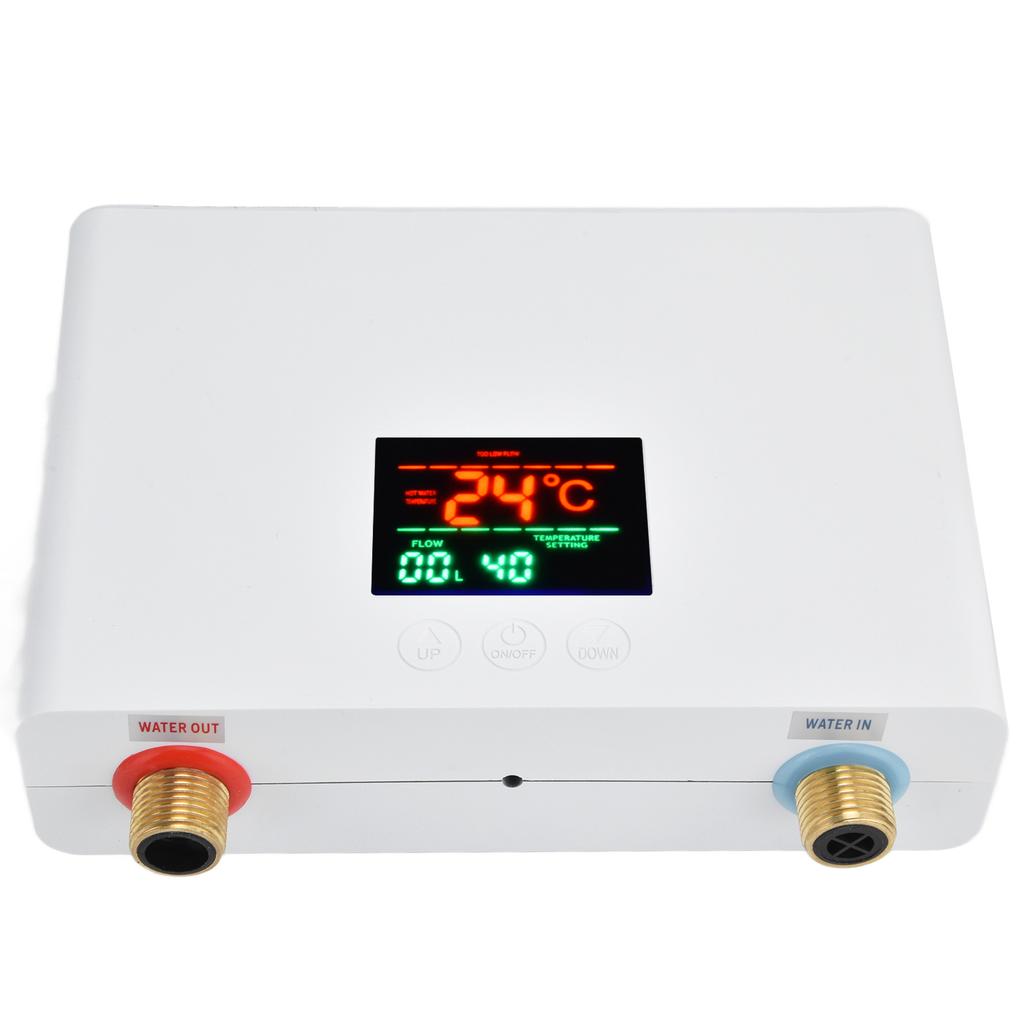 IPX4 3000W проточный водонагреватель с дистанционным управлением и сенсорной панелью для кухни и ванной комнаты