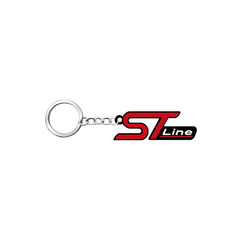 DRZG2 Car Accessories Metal Grille Emblem Rear Trunk Body Badge Sticker For Ford ST LINE Focus Fiesta Ecosport Kuga Mondeo Everest